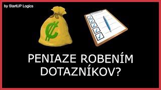 Ako ZARÁBAŤ robením DOTAZNÍKOV?