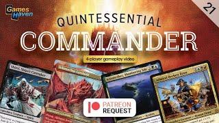 MTG Quintessential Commander #21 | Shirei vs Velomachus Lorehold vs Arixmethes vs Beckett Brass!