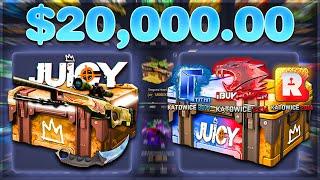 $20,000 JUICY CASE BATTLES On CSGOBIG!!