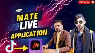 Mate live Par account kasay banay |Mate live app| How to creat account and download