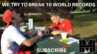 Attempting to Break 10 World Records