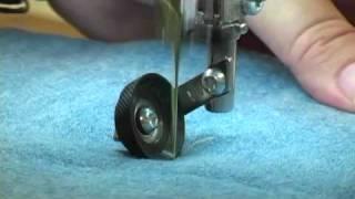 38) BERNINA presser feet -- Leather roller foot #55