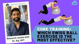 Swiss ball core training: Which exercises are the most effective?