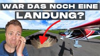 Flug nach Mengen mit der C42  - Frust über die Landung