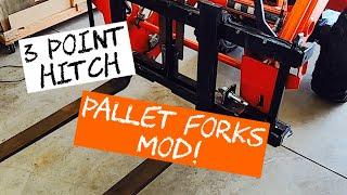 3 point hitch pallet forks MOD! B2601