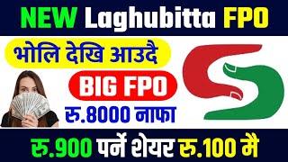 भोलिदेखी आउदै Laghubitta FPO , रु.८०००+ नाफा | Samata Gharelu Laghubitta FPO | Laghubitta FPO