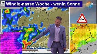 Herbstlicher Tiefdruck: Windig-nasse Woche. Der Wechsel bleibt. Wettervorhersage 24.09.-02.10.2024.