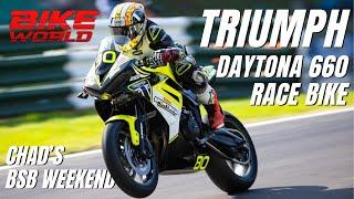 Triumph Daytona 660 Race Bike | Chad's BSB Race Report