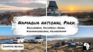 Namaqua National Park| Boulderbaai, Skuinsbaai Noord, Koringkorrelbaai, Delwerskamp| Campsite Review