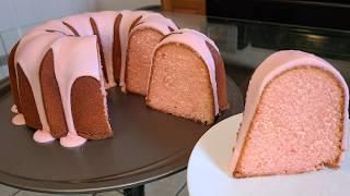 A moist pound cake made with Cherry 7up | Homemade Cherry 7up Pound Cake