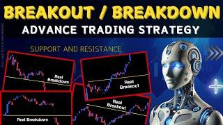 Real Breakout + Real Breakdown Identify Trading Strategy in Hindi | Support and resistance strategy