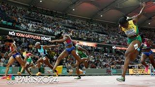 MAJOR UPSET rocks women's 100m hurdles World Championship podium | NBC Sports