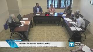 10/02/24 Health and Educational Facilities Board