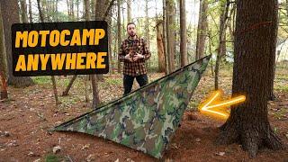 Motocamp Anywhere: Ultimate Packable MotoCamping Setup