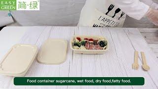 Easy Green compostable take out food containers