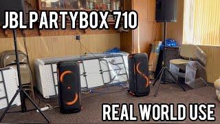 JBL PARTYBOX 710 Real world use