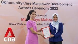 121 community care staff receive awards to upskill, further their studies