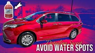 "Top Tips to Prevent Water Spots While Auto Detailing in Hot Weather!"