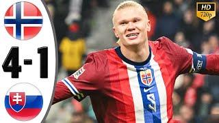 Norway vs Slovenia 4-1 Highlights & All Goals 2024  Erling Haaland Goal