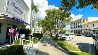 Walking Downtown Naples, Florida, Third Street South, Beautiful Mansions