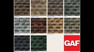 GAF Timberline roofing shingle colors