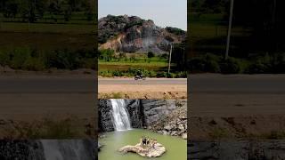 Muthyala Dhara Waterfall  ️ #muthyaladharawaterfalls #bikeride #waterfalls #nature #forest