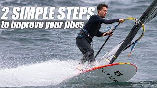 2 SIMPLE STEPS, to improve your WINDSURF POWER JIBES  | Windsurf Tutorial