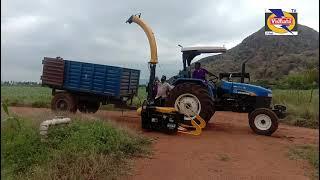 Super napier harvester at  MIDVALLEY DAIRY Farm TN  JF 1000 field chaff cutter India Call 9997408448