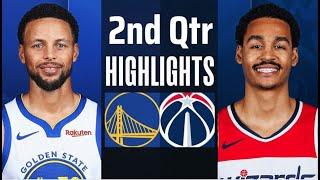 Golden State Warriors vs. Washington Wizards 2nd QTR Full Highlights - Nov 4 - 2024 NBA Highlights