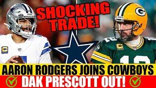  BREAKING: Cowboys Trade Dak Prescott for Aaron Rodgers in Shocking, League-Altering QB Swap! 