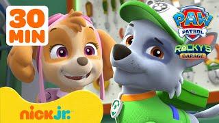 PAW Patrol's Rocky's Garage Compilation w/ Skye! #4 | Nick Jr.