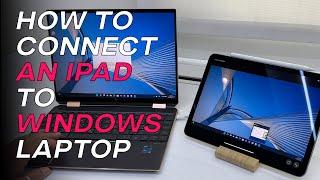 How to use an iPad as a second monitor on a Windows laptop