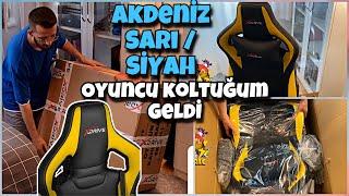 XDRİVE AKDENİZ SARI/SİYAH OYUNCU KOLTUĞUM GELDİ! | TANITIM