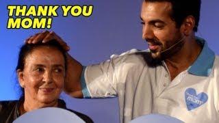 John Abraham's Special Moments With Mom