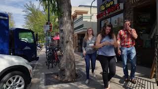 Walk Here: Fort Collins, Colorado - Mid-afternoon Weekday Summer 2018 4K 60fps / UHD