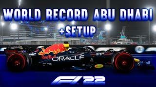 F1 22 - ABU DHABI WORLD RECORD HOTLAP + SETUP - 1:22.986