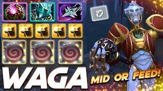 Waga Ringmaster - MID OR FEED - Dota 2 Pro Gameplay [Watch & Learn]