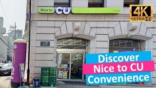  Discover Nice To CU Store Tour in Seoul, Korea [4K Video].