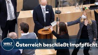 PANDEMIE-BEKÄMPFUNG: Österreichisches Parlament stimmt für Gesetzesentwurf zur Corona-Impfpflicht