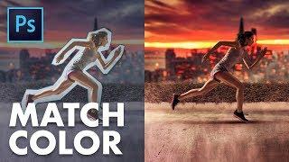 How to Match Color and Light in Photoshop! (3-STEP PROCESS)