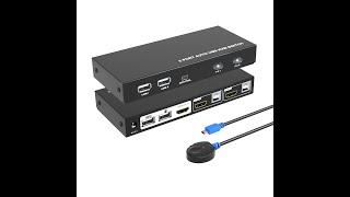 MT HK201, 4k 60hz kvm switch HDMI 2 port