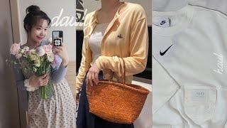 ootd vlog  daily look 데일리룩 출근룩｜드레곤백 세임트제임스 맨투맨｜COS ZARA &other stories ｜나이키 반팔 티셔츠｜헌터 레인부츠