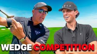 Phil Mickelson Challenged me to a Wedge Contest!