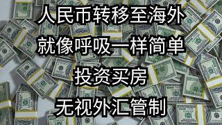 转移资产｜全网最详细人民币出境攻略｜投资买房｜无视外汇管制｜高净值人群｜纯干货｜硬核