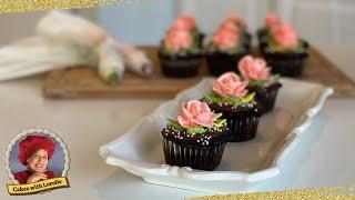 Classic Buttercream Rose  Cupcakes for the Nurses  Cakes with Lorelie