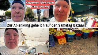 Was gibt es denn heute Schönes auf dem Obst und Gemüse Markt in Mahmutlar? Auswandern Türkei Vlog