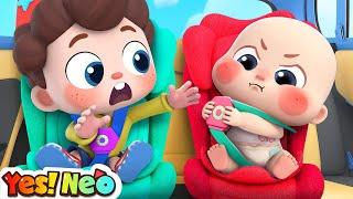 Let's Buckle Up | Safety Rules In The Car | Newborn Baby | Nursery Rhymes & Kids Songs | Yes! Neo