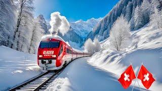 World’s Most Beautiful Train Ride in Switzerland _ Glacier Express