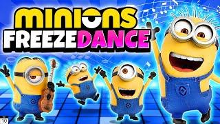 Minions Freeze Dance | Brain Breaks For Kids | Despicable Me 4 | Just Dance | Brain Break Dance Mode