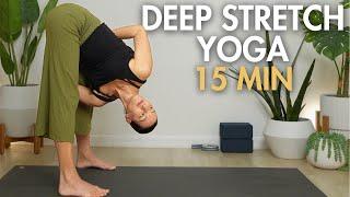 15 min Full Body Deep Stretch Yoga for Flexibility